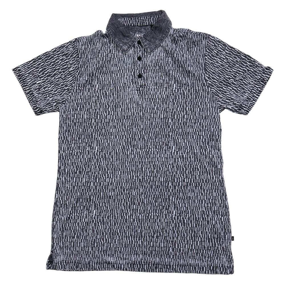 NWT Indigo Star Short Sleeve Knit Burnout Polo Small